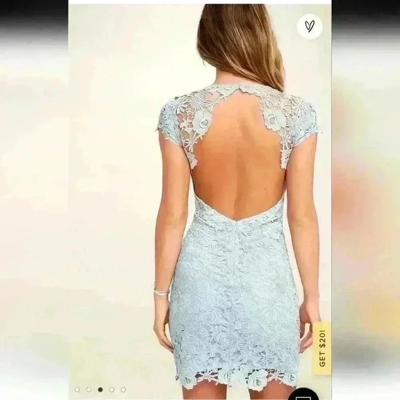 Lulu's Romance Language Backless Lace Dress - Picture 7 of 13